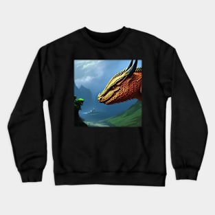 Dragon - AI-Generated Crewneck Sweatshirt